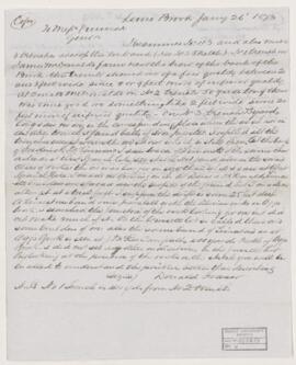 Letter, 26 January 1873