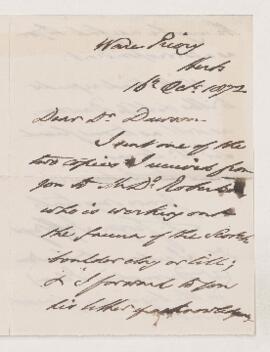 Letter, 16 October 1872