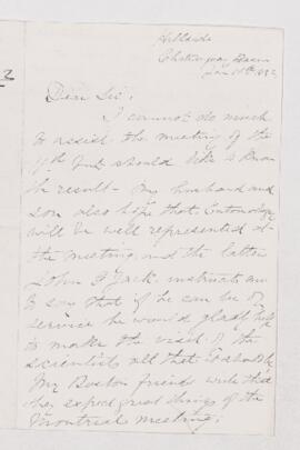 Letter, 10 January 1882