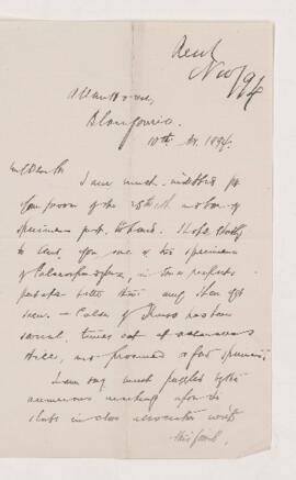 Letter, 10 November 1894