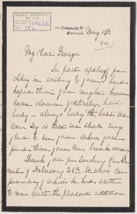 Letter, 13 May 1900