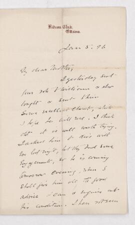 Letter, 5 January 1896