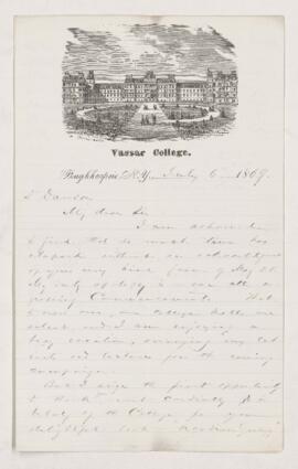 Letter, 6 July 1869