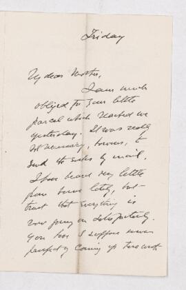 Letter from George Mercer Dawson