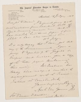 Letter, 18 July 1890