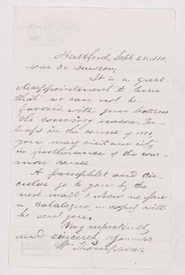 Letter, 28 September 1880