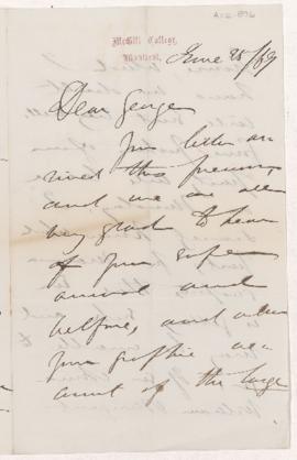 Letter, 25 June 1869