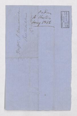 Order, 23 January 1856