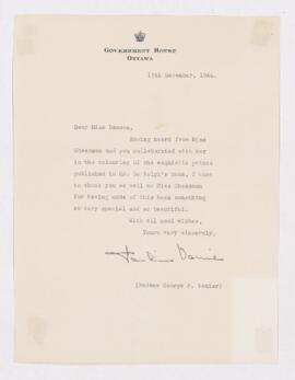 Letter, 15 December 1964