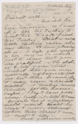 Letter, 1909