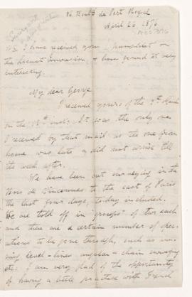 Letter, 26 April 1876