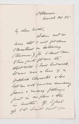 Letter, 29 March 1895