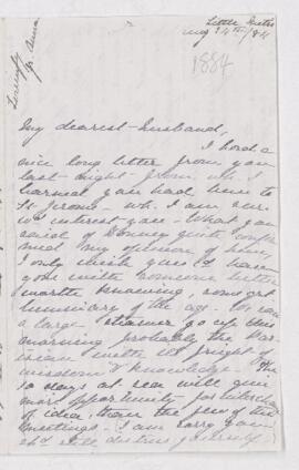 Letter, 24 August 1884