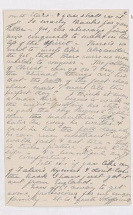 Letter, undated