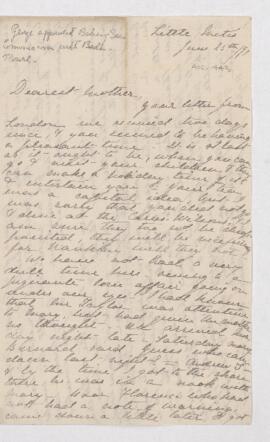 Letter, 25 June 1891