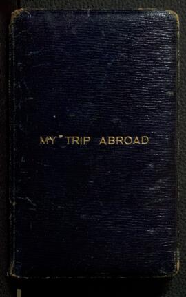 Diary of W. G. M. Byers, honeymoon trip abroad, 1911-1912