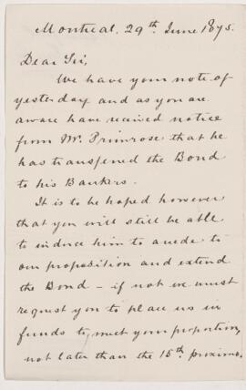 Letter, 29 June 1875