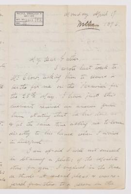 Letter, 17 April 1876