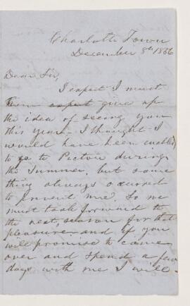 Letter, 8 December 1856