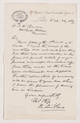 Letter, 26 October 1869