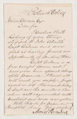 Letter, 16 October 1857