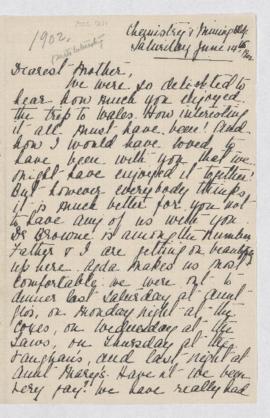 Letter, 14 June 1902