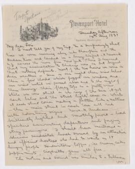 Letter, 14 August 1937