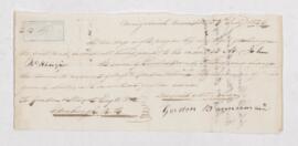 Bill of exchange, 4 July 1836