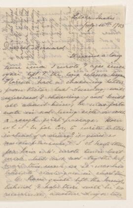 Letter, 15 July 1903