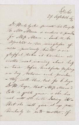 Letter, 25 February 1845