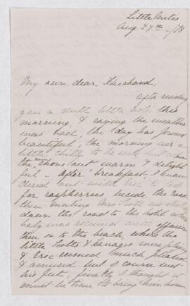 Letter, 27 August 1878