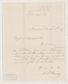 Letter, 12 March 1857