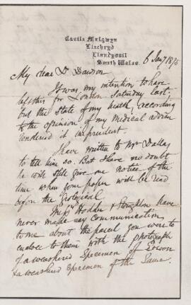 Letter, 6 January 1875