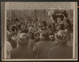 McGill University student protest photo, 1969