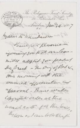 Letter, 11 January 1887