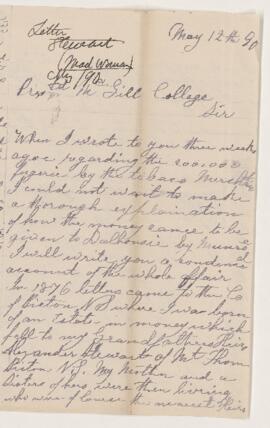 Letter, 12 May 1890