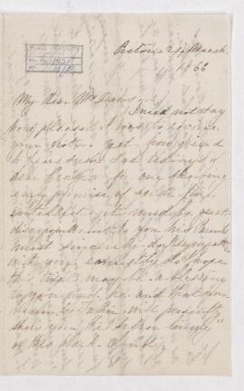 Letter, 24 March 1866