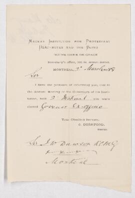 Letter, 2 March 1888