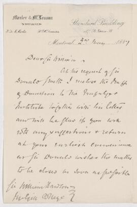 Letter, 3 May 1887