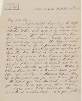 Letter, 20 October 1871