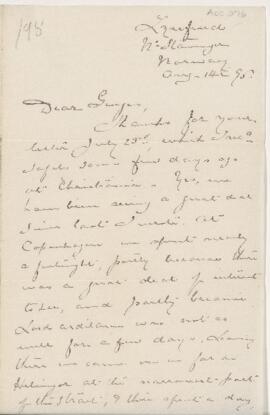 Letter, 14 August 1895