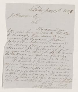 Letter, 19 January 1857