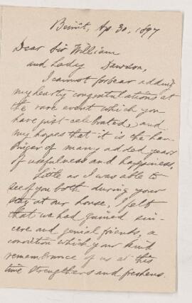 Letter, 30 April 1897