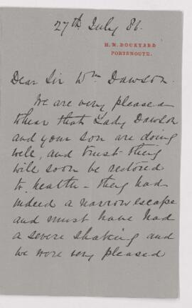 Letter, 27 July 1886