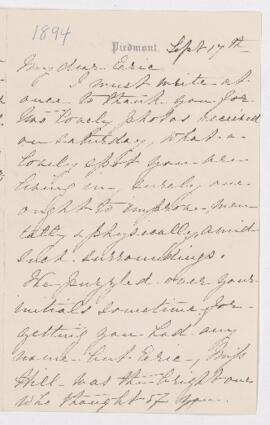 Letter, 17 September 1894