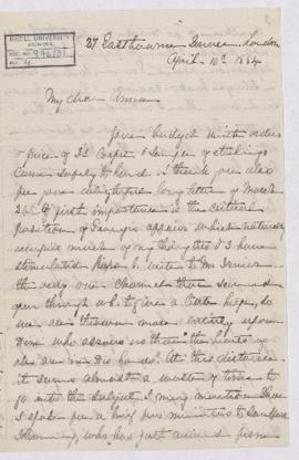 Letter, 10 April 1884