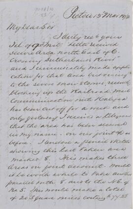 Letter, 13 March 1872