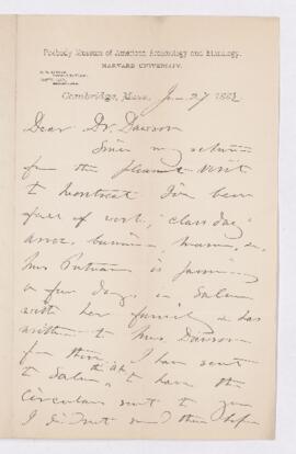 Letter, 27 June 1882