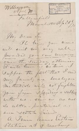 Letter, 28 April 1870