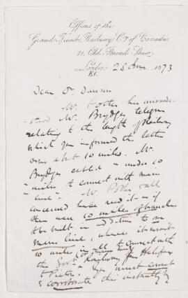 Letter, 28 June 1873